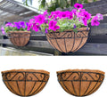 lalagreen metal wall planter (12 in, 2 pack), main product view