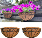 lalagreen metal wall planter (12 in, 2 pack), main product view