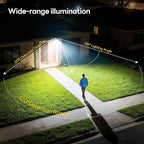 Rechargeable Battery Operated Motion Sensor Light,4000mAh Battery Powered Spotlight 600 Lumen Outdoor IP65 Waterproof for Porch,Yard,Wall,Garden