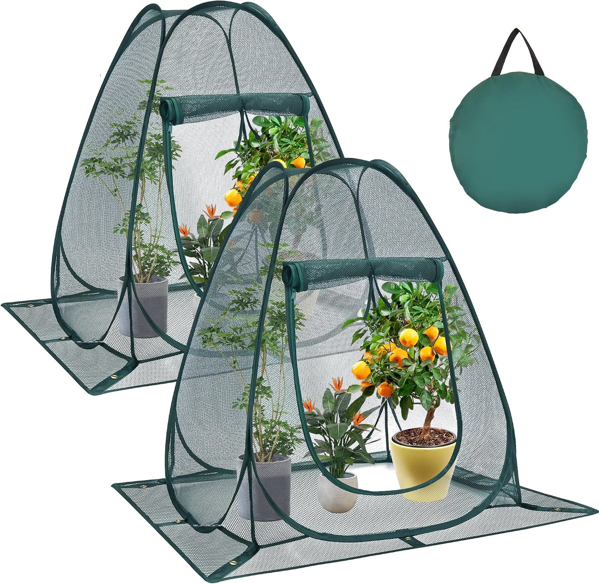 2 packs pop up garden netting cover plant, main product view