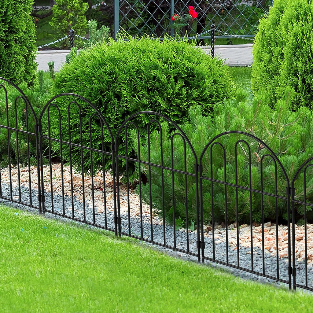 ousheng 25 pack decorative garden fence, total 27ft(l), package contents