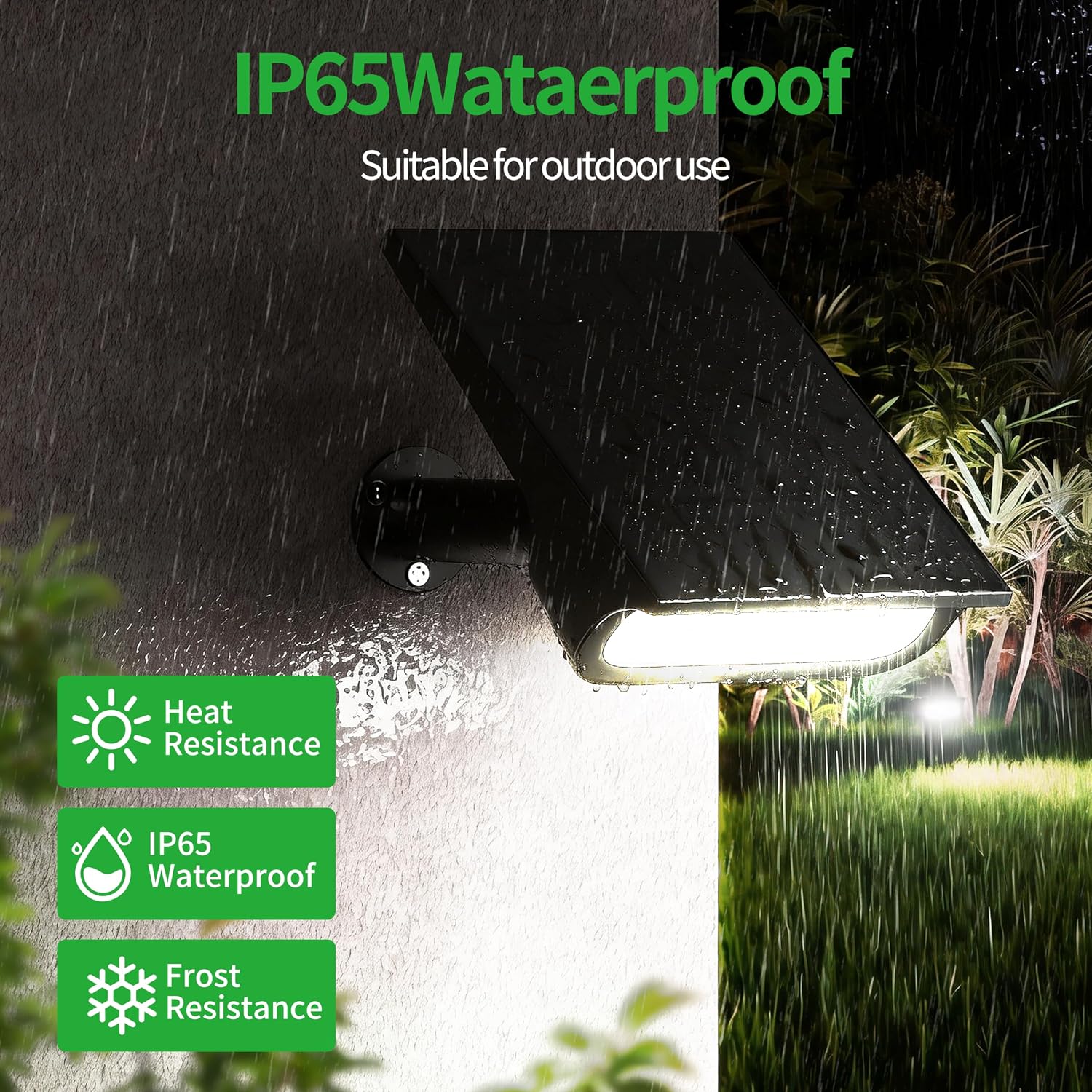 Solar Spotlights Outdoor Waterproof 4000mAh 3 Color with Remote | LED Landscape Spot Light with Timer & Adjustable Brightness for Pool, Trees, Flags, House Wall & Yard Decor