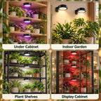 rechargeable grow lights for indoor plants, cordless plant, view 10