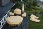 Classic Accessories Veranda Water-Resistant 13 Foot Offset Patio Umbrella & Frame Cover, Patio Furniture Covers