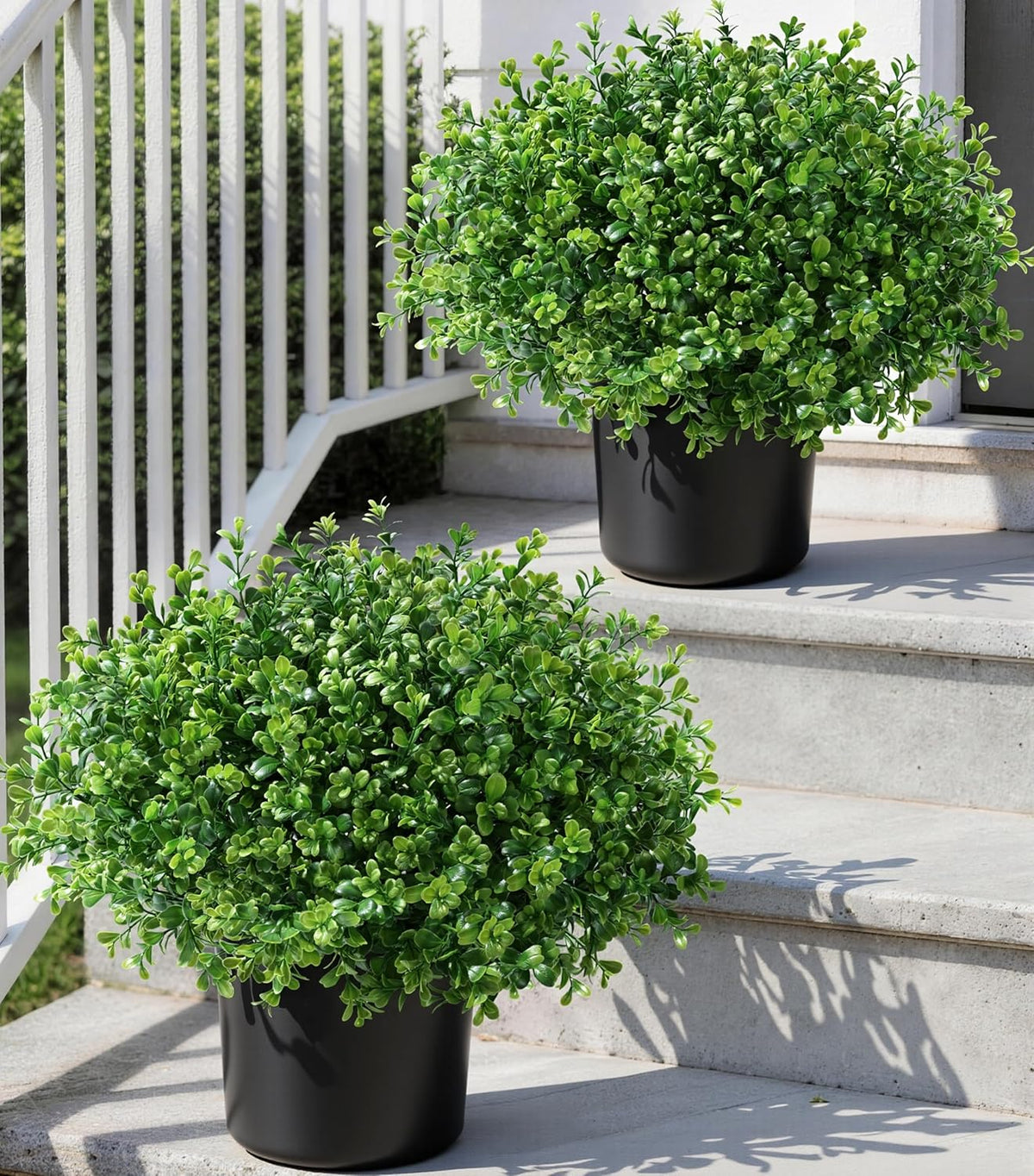 fake potted plants artificial plants for front door, main product view