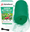alpinereach garden netting 15 x 30 ft, greem, main product view