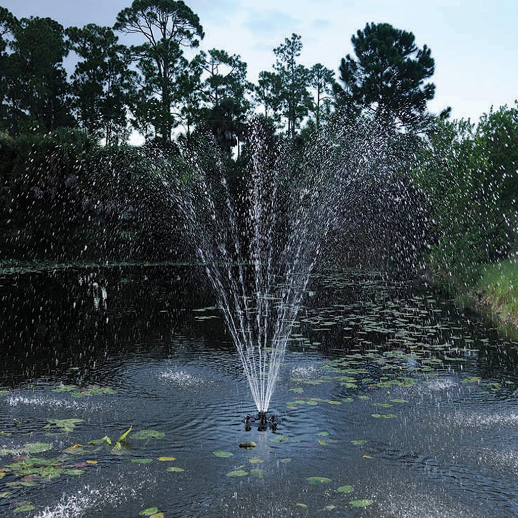 OASE 45393 1/2 HP Floating Fountain with Lights