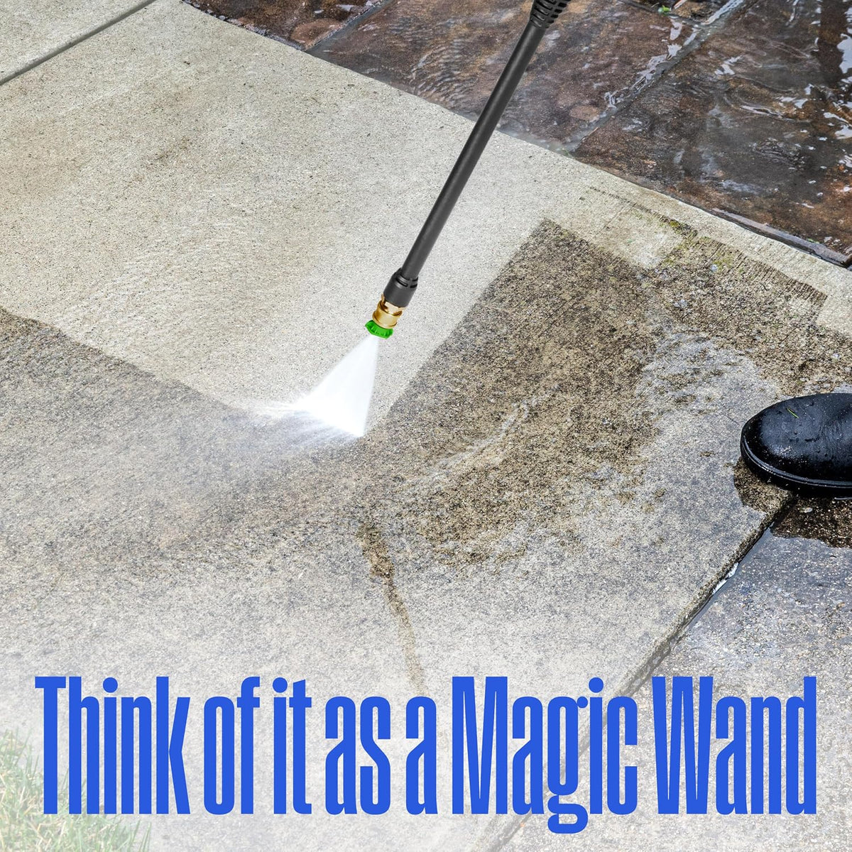 westinghouse epx3050 electric pressure washer, 2100 max psi, side view