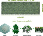 bybeton 40"x160"(43sqft) ivy privacy fence uv-anti boxwood grass shown in use