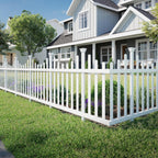 zippity madison picket fence panels, white vinyl diy, main product view