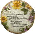 Evergreen Flag Memorial Stones | My Mother Kept a Garden | 12 Inches Wide | Remembrance Decor for Homes, Lawn and Garden | Outdoor or Indoor