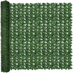 odtory artificial ivy privacy screen fence panel, green, main product view