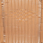 Flash Furniture Lila 2 Pack Beige Rattan Indoor-Outdoor Restaurant Stack Chair