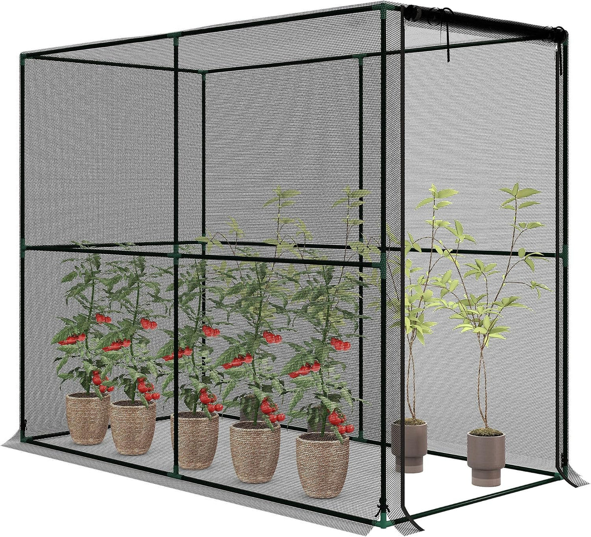 outsunny crop cage 6.6' x 3.3' x 5.2', main product view