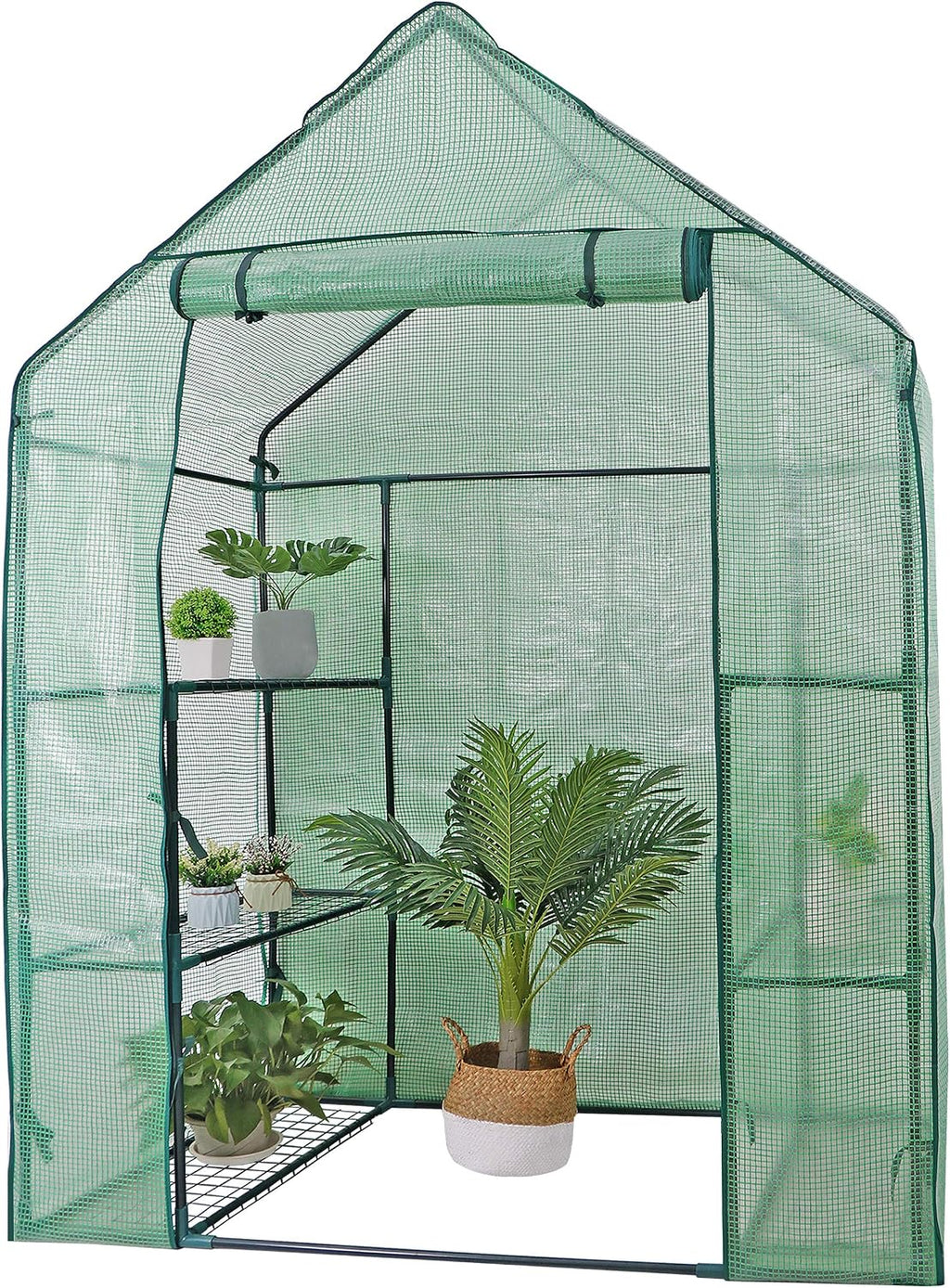 3 tiers 6 shelves walk-in green house, portable, main product view