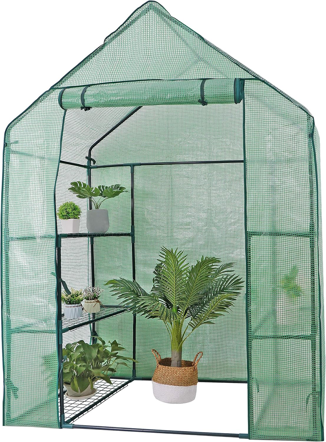 3 tiers 6 shelves walk-in green house, portable, main product view