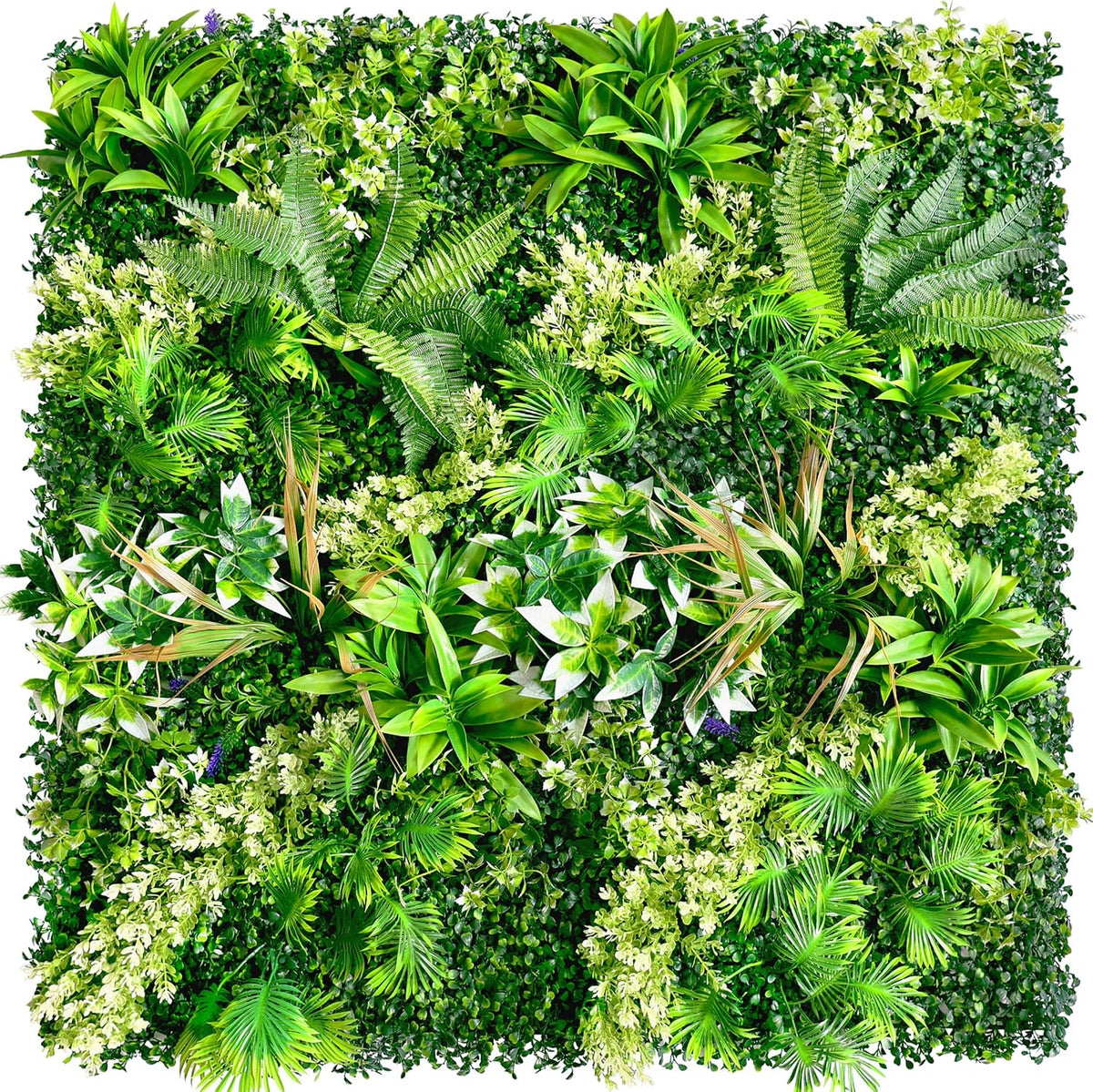 tttm 6 pieces of 20"x20": uv-anti artificial boxwood, main product view