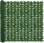 odtory artificial ivy privacy screen fence panel, green, main product view