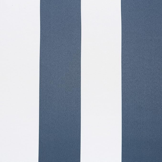 Sun Zero Valencia 2-Pack Cabana Stripe Indoor/Outdoor UV Protectant Energy Efficient Grommet Curtain Panel Pair