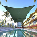 ColourTree TAPR1616 Custom Size 6' x 21' Green Sun Shade Sail Canopy UV Block UPF50 Rectangle - Commercial Standard Heavy Duty - 190 GSM - 3 Years Warranty