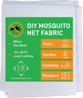 white diy mosquito net fabric | 10x30 ft, main product view