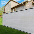 8' x 12' gray fence privacy screen, 170, main product view