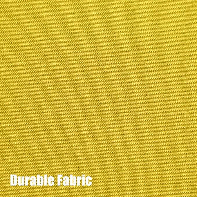 BONZER Waterproof Indoor/Outdoor Curtains for Patio Thick Privacy Grommet Curtains for Bedroom, Living Room, Porch, Pergola, Cabana, 1 Panel, 54W x 84L inch, Yellow