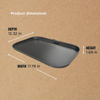 Ninja Woodfire XL Griddle Plate for OG800/OG900, Ceramic, NonStick, Black | Ninja Woodfire XL Griddle Plate clicks into your grill for even, edge-to-edge searing with easy-clean nonstick surface.
