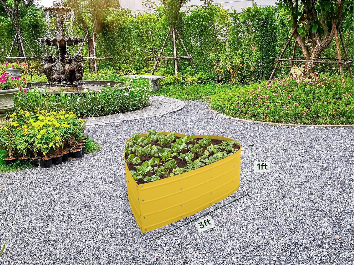 plant & plot galvanized raised garden beds outdoor, package contents