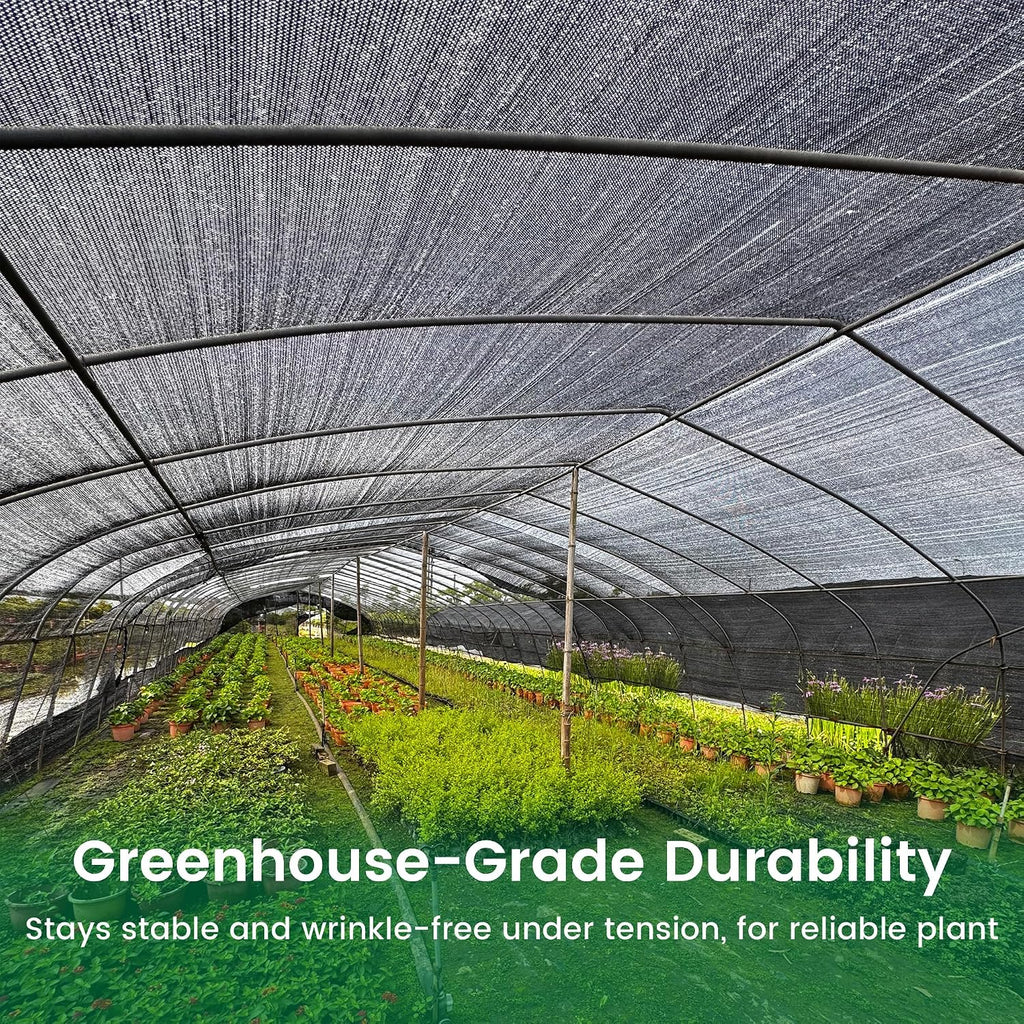 shade cloth, 20ft x 48ft 40% black outdoor showing dimensions
