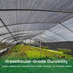 shade cloth, 20ft x 48ft 40% black outdoor showing dimensions