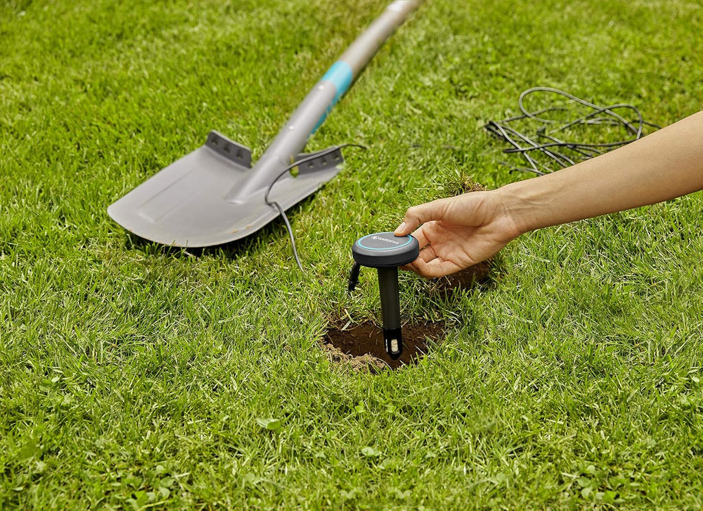 Gardena Extension Cable (10 m) Rain Sensor Soil Moisture Sensor, Connection Cable with Simple Click System, extendable to up to 105 m, Above and Below Ground (01868-20)