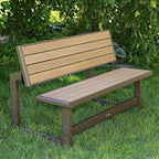 LIFETIME 60054 Convertible Bench / Table, Faux Wood Construction