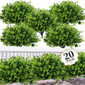 coloplay 20 bundles artificial greenery boxwood plants, fake, main product view