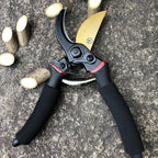 gonicc 8" Professional Premium Bypass Titanium Pruning Shears(GPPS-1003) | Titanium coated SK5 steel blade, Ergonomic non-slip handle, Sap groove anti-stick design, Cuts up to 3/4" branches